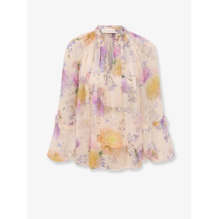Luna viscose shirt with floral print