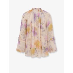 Luna viscose shirt with floral print