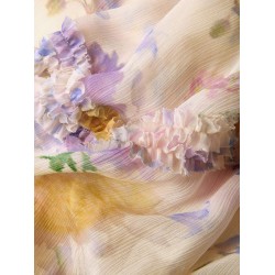 Luna viscose shirt with floral print