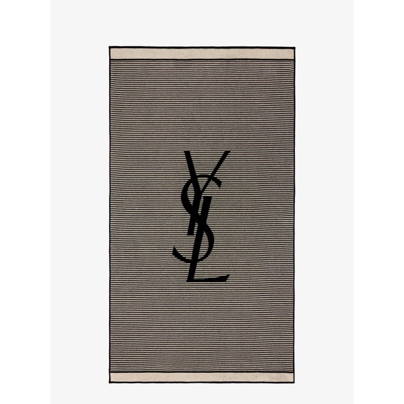 Certified cotton striped beach towel