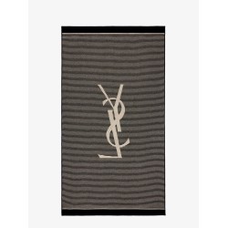 Certified cotton striped beach towel