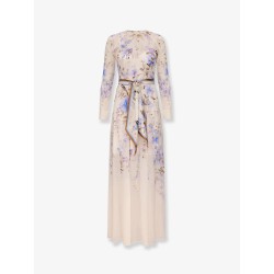 Luna viscose dress with floral print