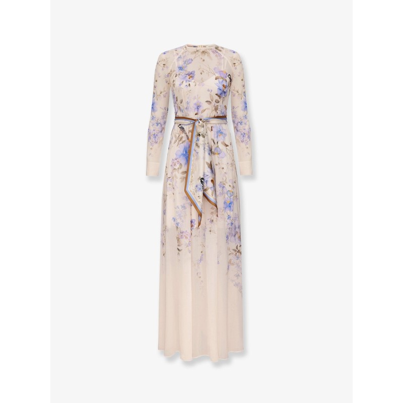 Luna viscose dress with floral print