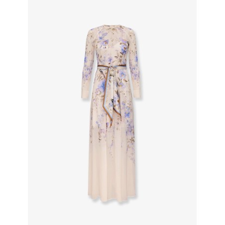 Luna viscose dress with floral print