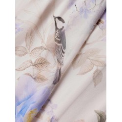 Luna viscose dress with floral print