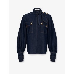 Cargo denim shirt