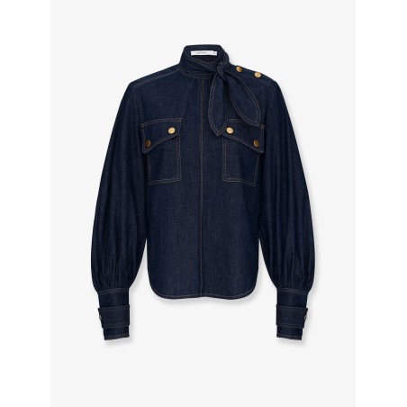Cargo denim shirt