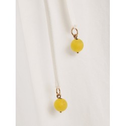 Mahon cotton skirt with embroidered detail on the bottom