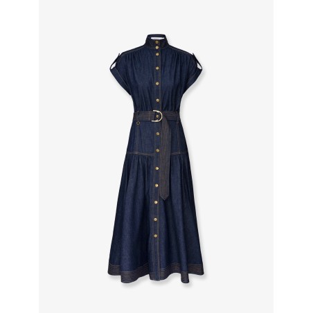 Long denim dress