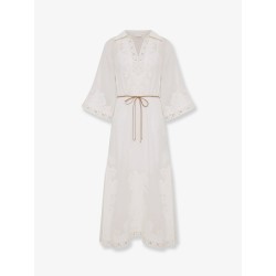 Indra long ramie dress