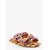 Multicolored raffia Carousel sandals