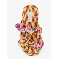 Multicolored raffia Carousel sandals