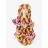 Multicolored raffia Carousel sandals