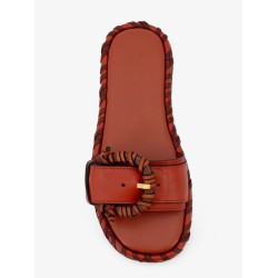 Alchemy leather sandals with woven details