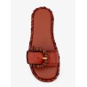Alchemy leather sandals with woven details