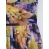 Luna silk and linen blend dress with all-over floral print