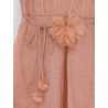 Luna silk and linen blend midi dress