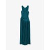 Luna asymmetric jersey dress