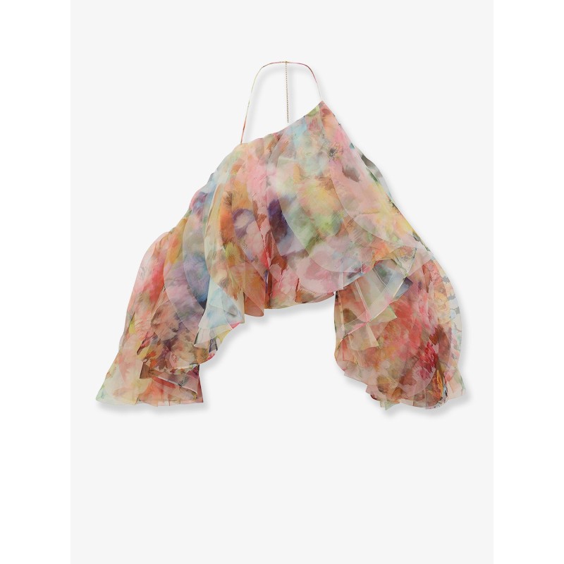 Luna Fanned multicolor top