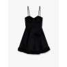 Luna linen and silk blend mini dress