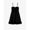 Luna linen and silk blend mini dress