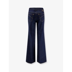 Cotton Denim Flare Jeans