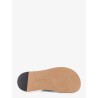 Flex leather sandals with crisscross detail