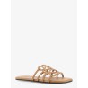 Paula's Ibiza Anagram Petal Leather Sandals