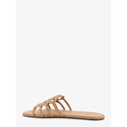Paula's Ibiza Anagram Petal Leather Sandals