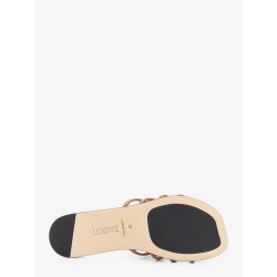 Paula's Ibiza Anagram Petal Leather Sandals