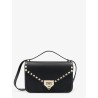 Rockstud leather crossbody bag with stud detail