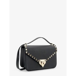 Rockstud leather crossbody bag with stud detail