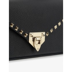 Rockstud leather crossbody bag with stud detail