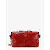 Panthea suede and leather crossbody bag
