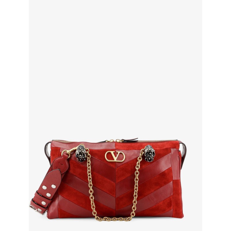 Panthea suede and leather crossbody bag