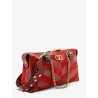 Panthea suede and leather crossbody bag