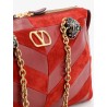 Panthea suede and leather crossbody bag