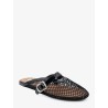 Flat mesh sandals