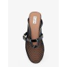 Flat mesh sandals