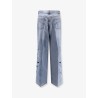 Alchemy Applique Relaxed Flare blue denim jeans