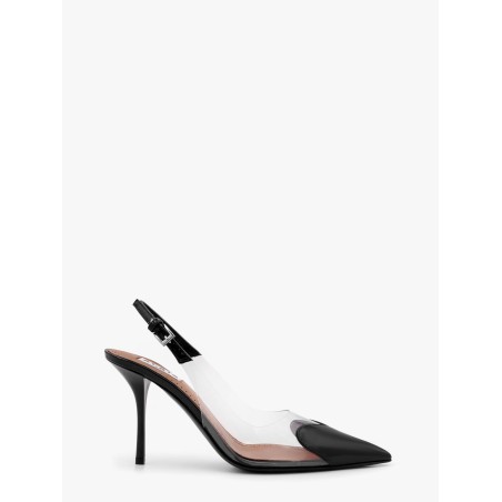 Le Coeur Slingback PVC and leather pumps