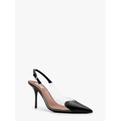 Le Coeur Slingback PVC and leather pumps