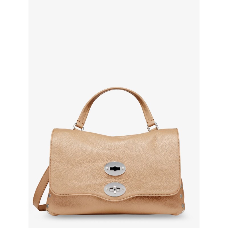Hammered leather Postina Daily crossbody bag