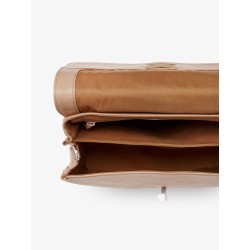 Hammered leather Postina Daily crossbody bag