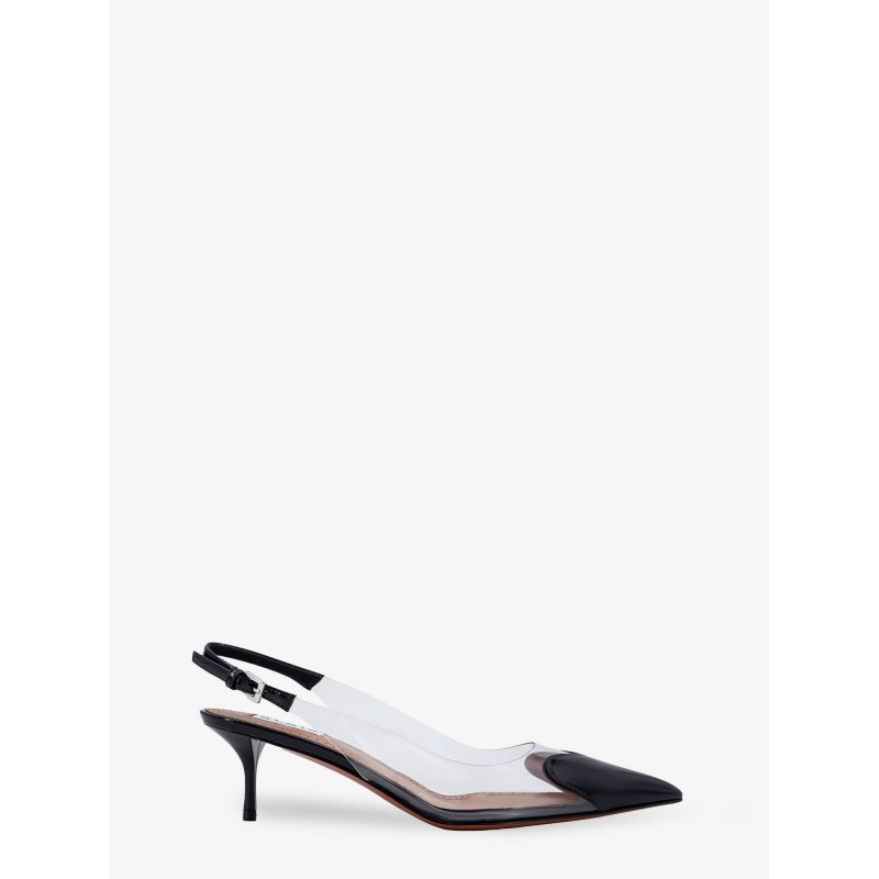 Le Coeur Slingback PVC and leather pumps