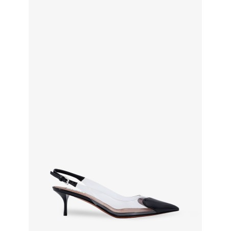 Le Coeur Slingback PVC and leather pumps