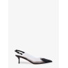 Le Coeur Slingback PVC and leather pumps