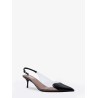 Le Coeur Slingback PVC and leather pumps
