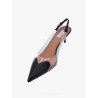 Le Coeur Slingback PVC and leather pumps