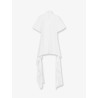Asym cotton blend t-shirt
